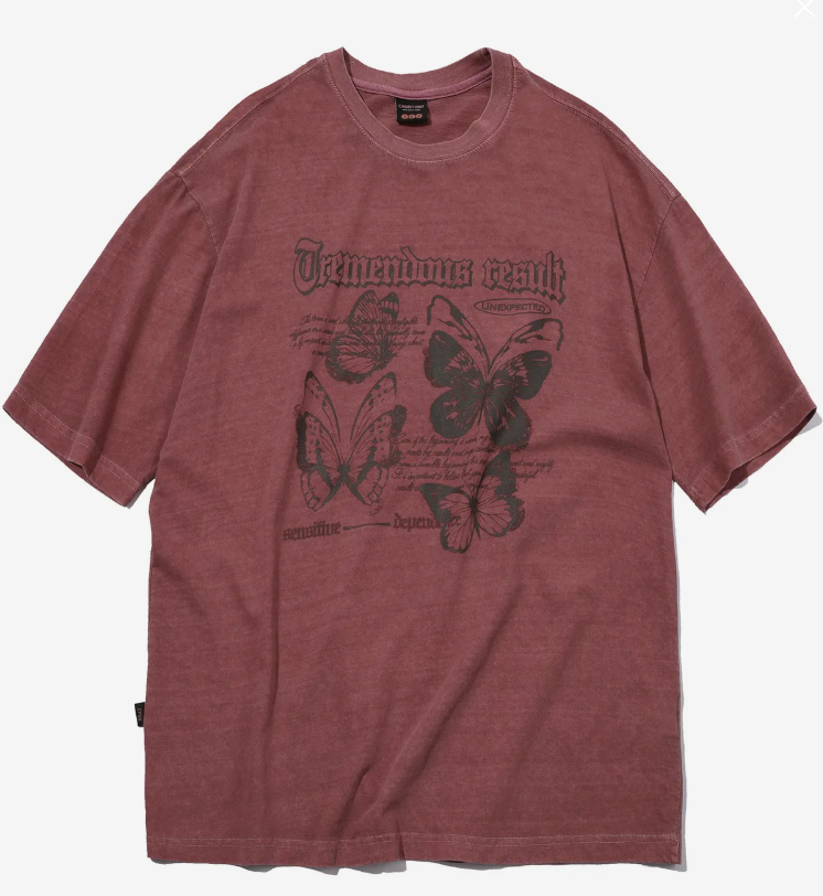 CPGN STUDIO / Tremander's Pigment short T-shirt / Ruby Red /  JUL25