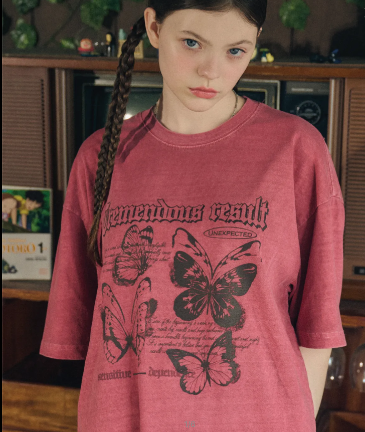 CPGN STUDIO / Tremander's Pigment short T-shirt / Ruby Red /  JUL25