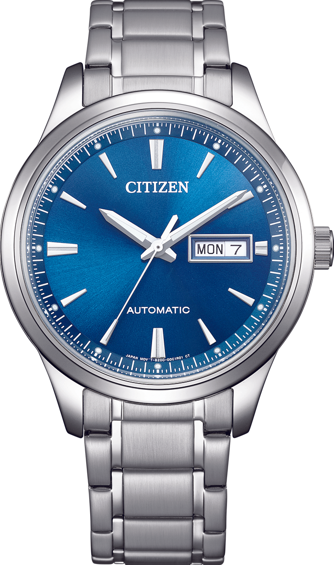 萬年鐘錶 - Citizen  星辰錶 復古時尚大三針機械男錶 NY4058-79L 錶徑40MM
