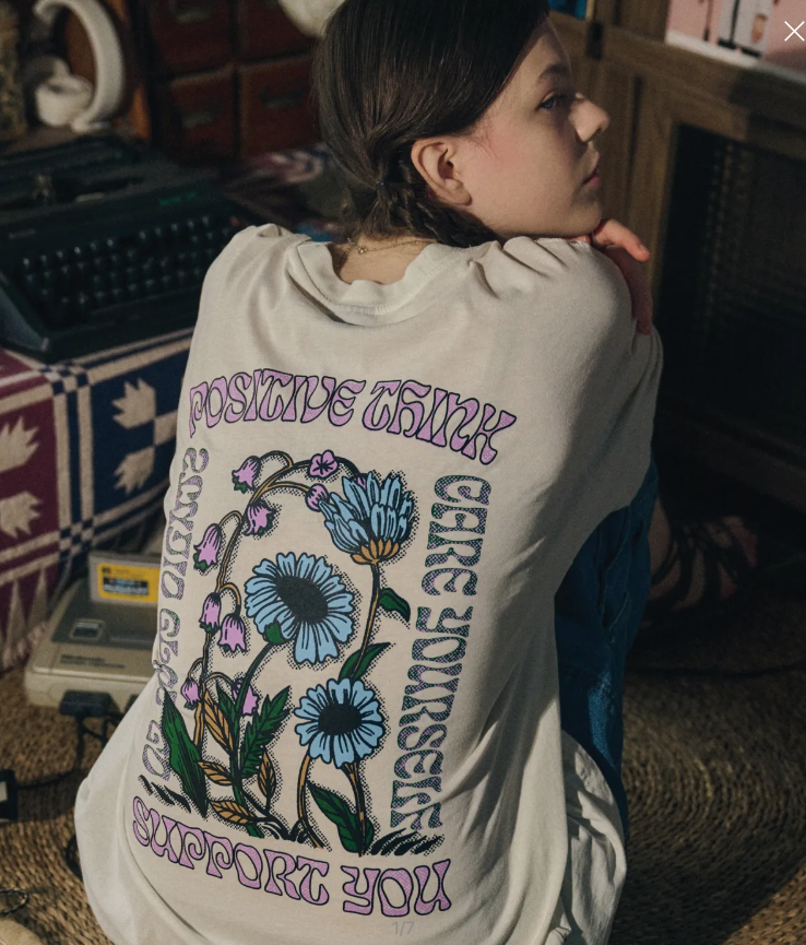 CPGN STUDIO / Calming Flower short T-shirt / white /  JUL25