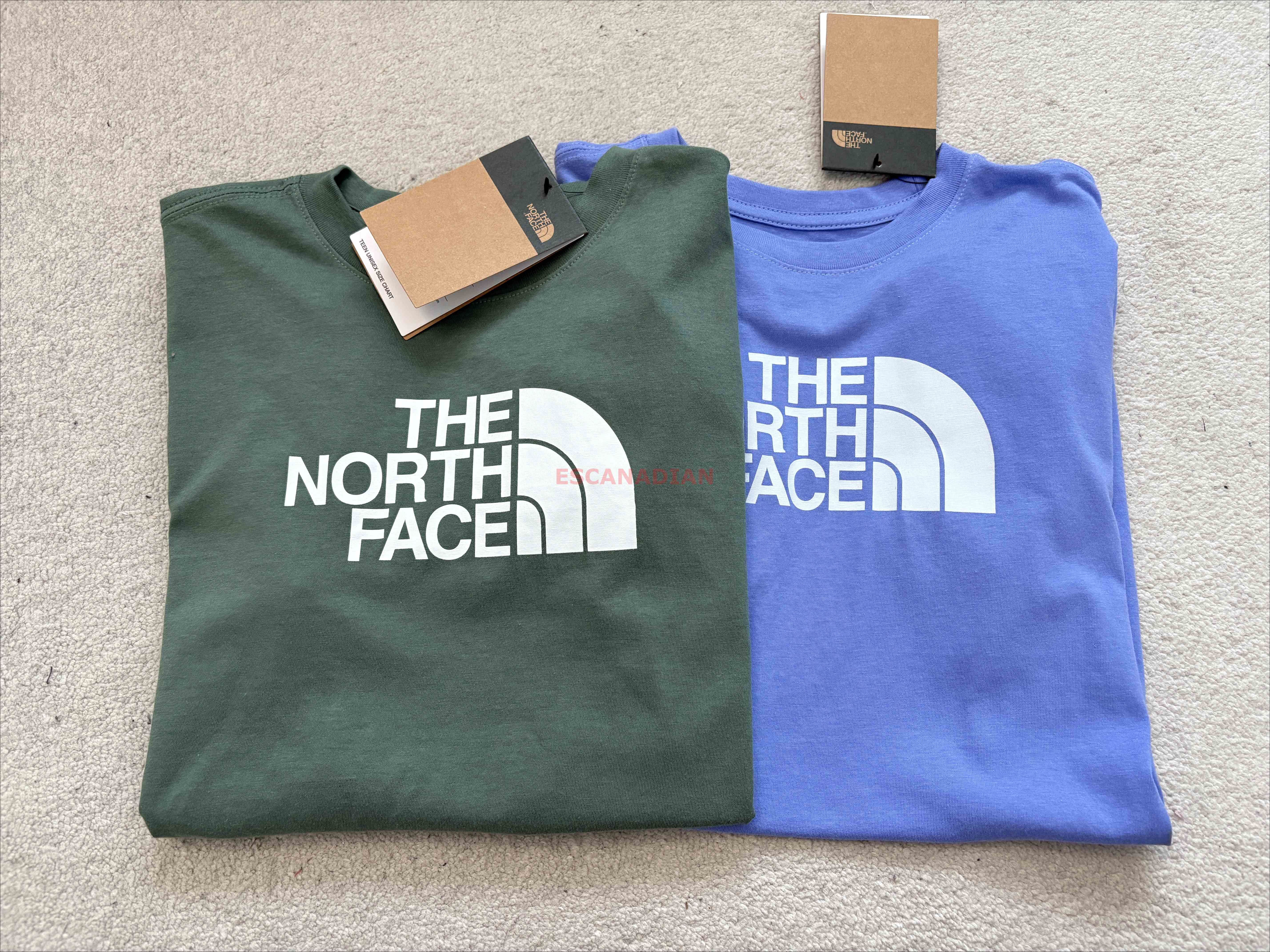 THE NORTH FACE 大童 經典LOGO 短TEE (2色)