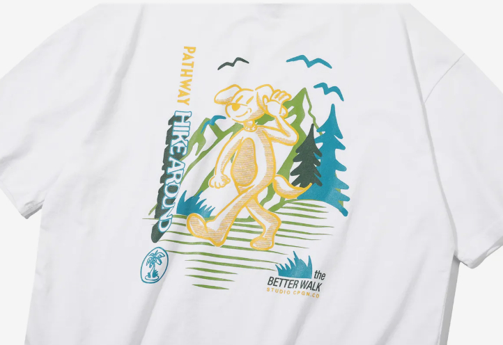 CPGN STUDIO / Hike Round short T-shirt / white /  JUL25