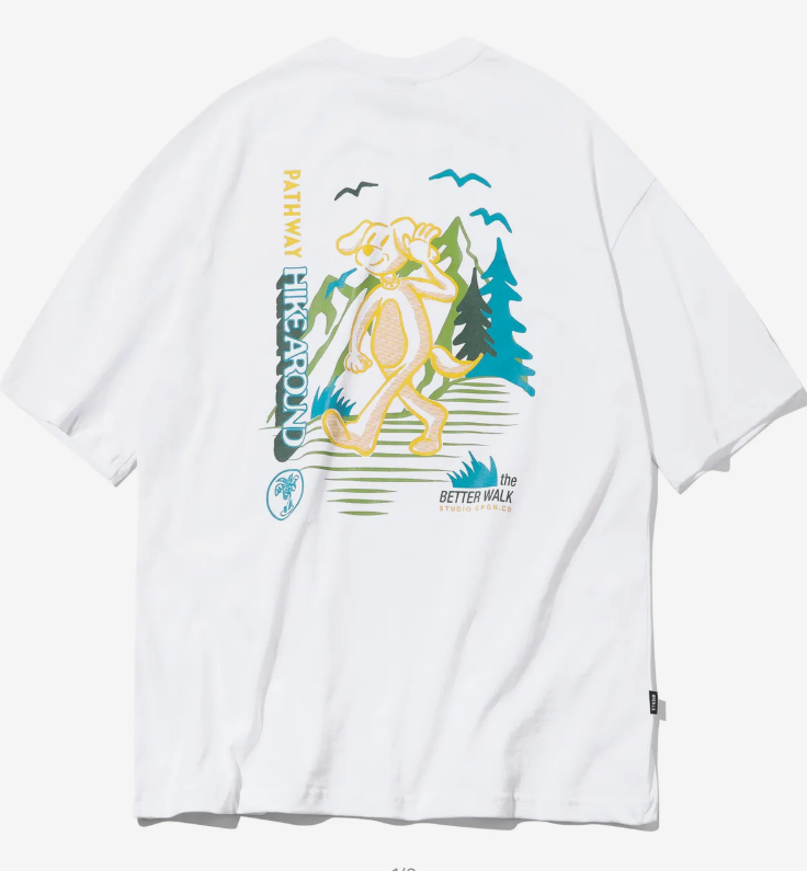 CPGN STUDIO / Hike Round short T-shirt / white /  JUL25