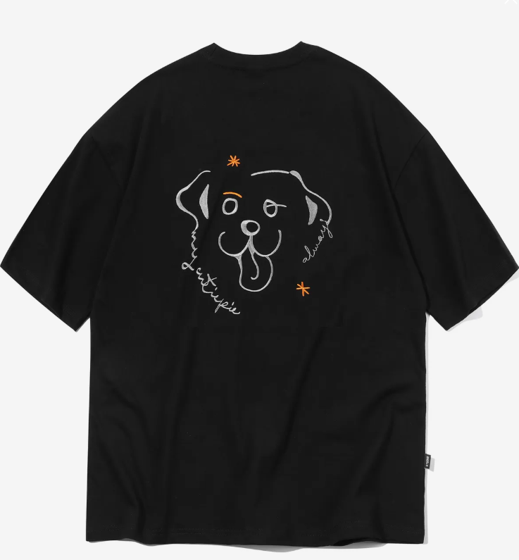 CPGN STUDIO / Cutie Embroidery short T-shirt / Black /  JUL25