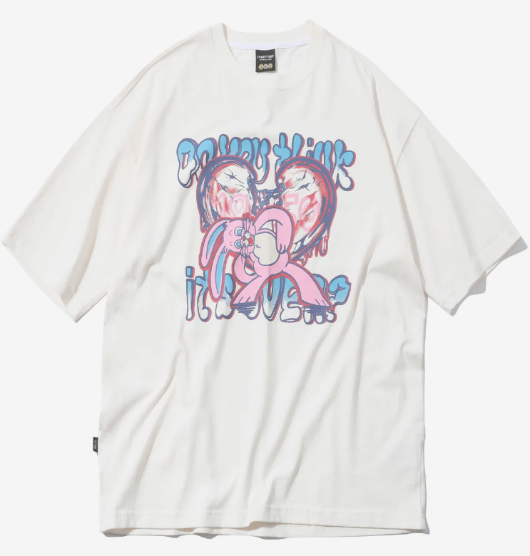 CPGN STUDIO / Mad Hoppi Short T-shirt / Cream white /  JUL25