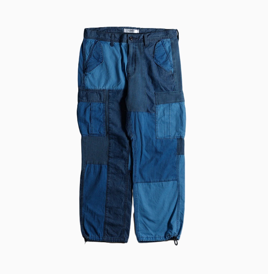 FDMTL JAPAN 2025 PATCHWORK CARGO PANTS 3 YEARS WASH - PRE ORDER ITEM (預訂中)