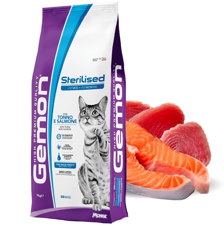 Gemon 鮮吞拿三文魚成貓配方 7KG