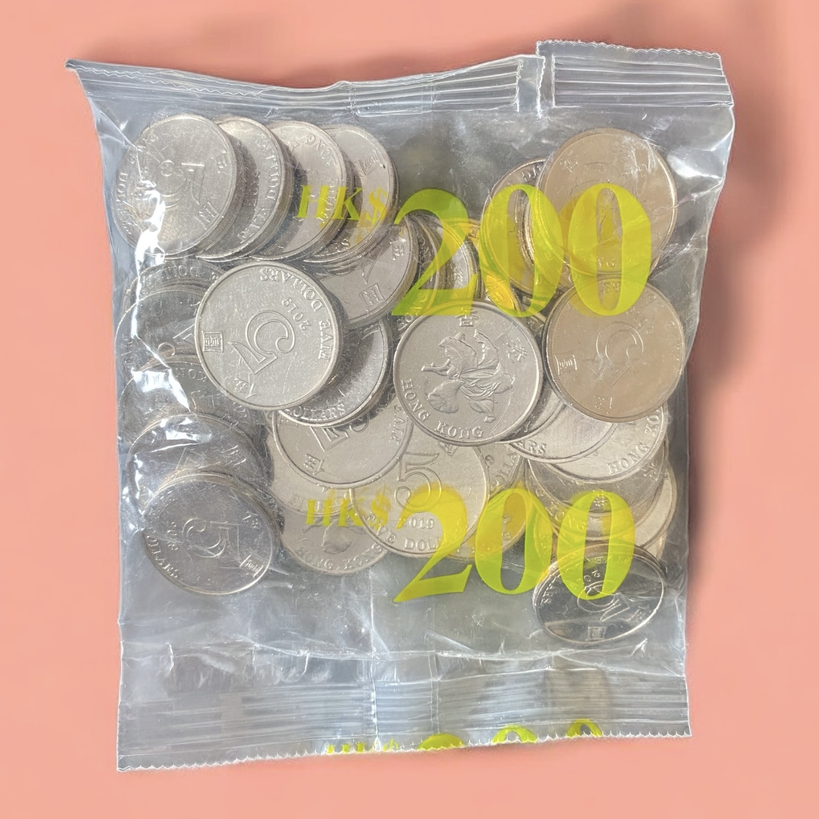 2019 Hong Kong $5 Coins - Set of 40