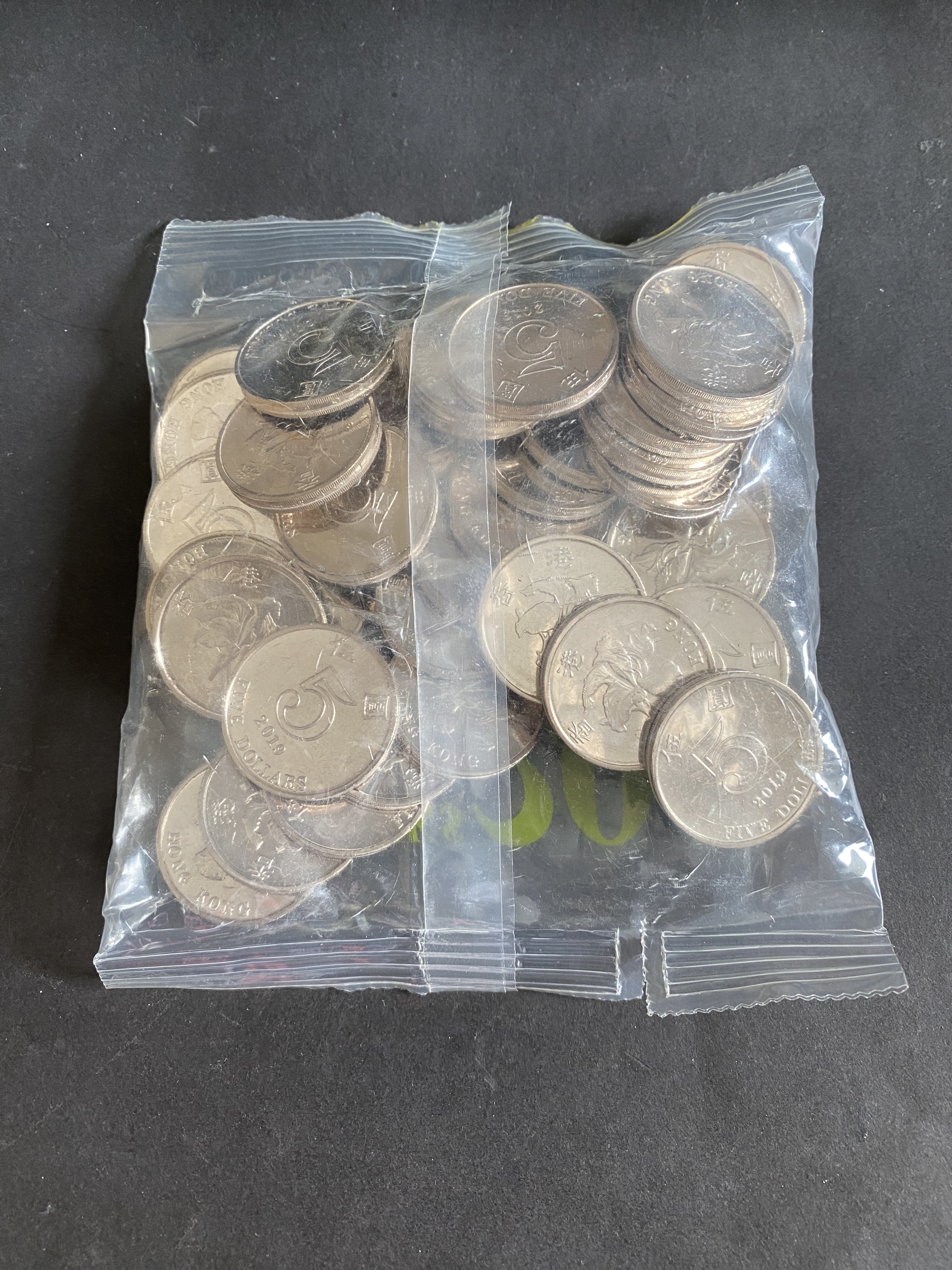 2019 Hong Kong $5 Coins - Set of 40