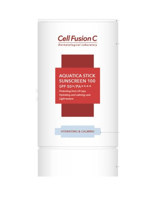 PP-P322 " Cell Fusion C Aquatica Stick防曬乳100 SPF 50+ PA++++, 19g  （EXP:23/11/2026）"（清倉貨品不退不換以不影響實際使用為準，現貨可新蒲崗倉庫即取）