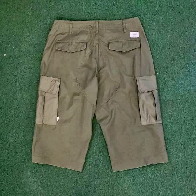 LAST PCS RE-STOCK: WTAPS JUNGLE CHOPPED SHORTS COTTON RIPSTOP - OLIVE SIZE L = W36 IN STOCK NOW (現貨發售中)