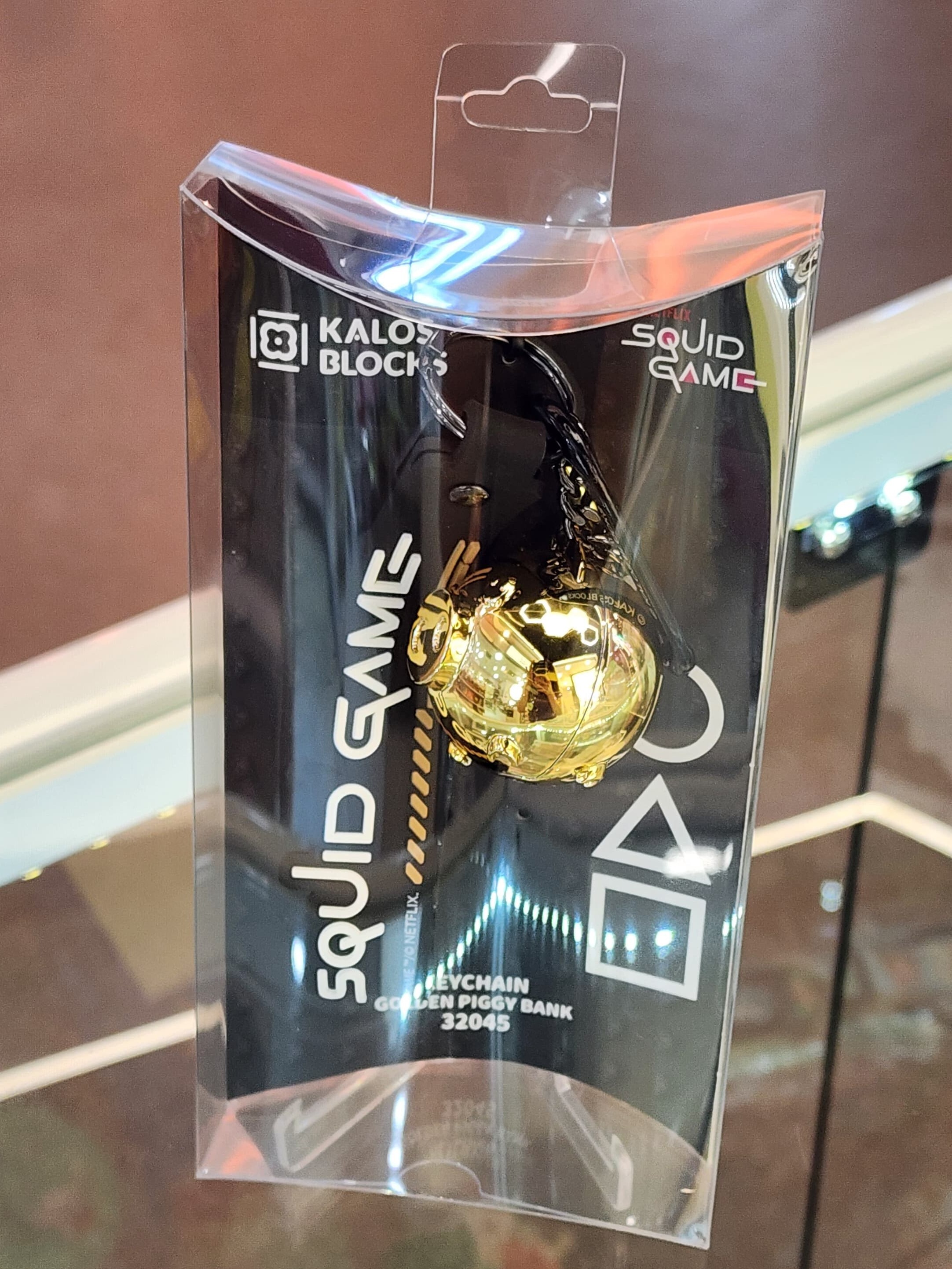 Squid Game Keychain-Golden Piggy Bank (Kalos blocks)