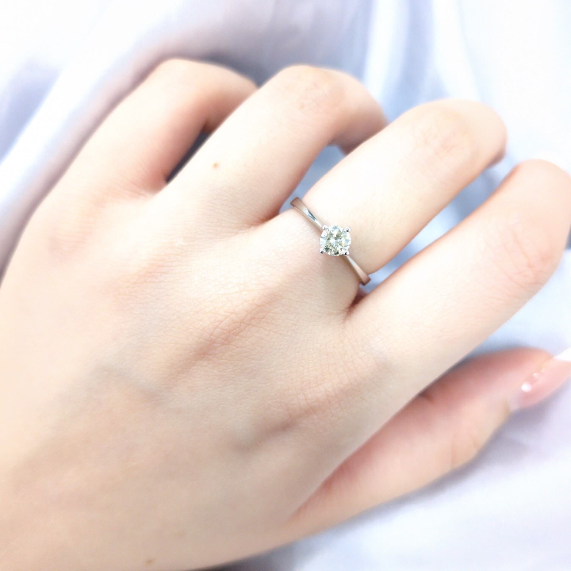 18K White Gold 0.35ct Diamond Ring