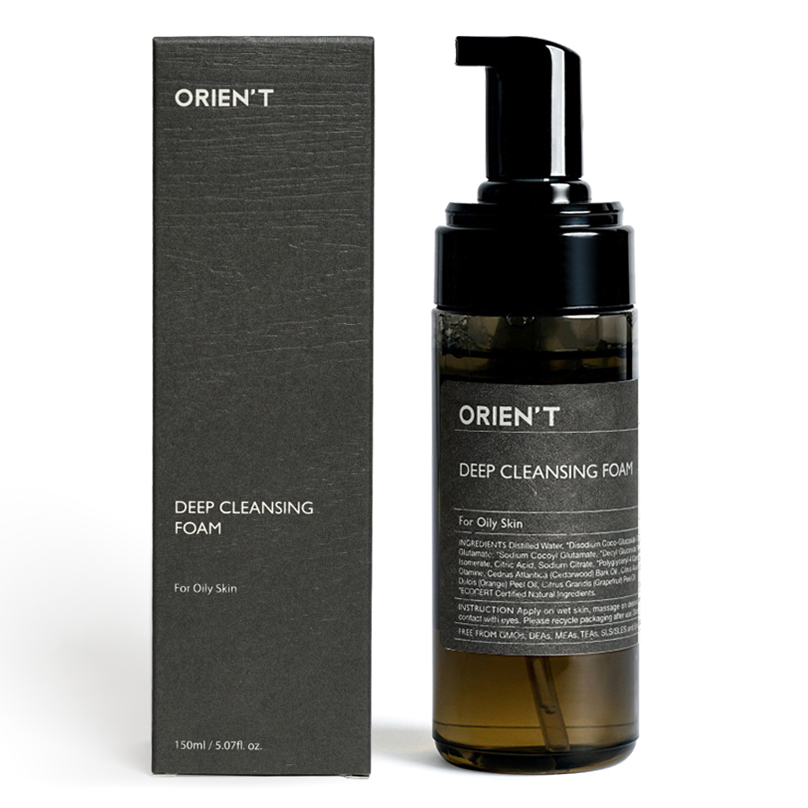 ORIEN'T - 深層清潔控油 洗顏慕斯（油性肌洗面泡沫慕絲）