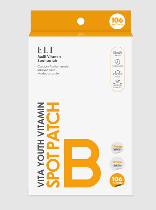 PP-P266 ELT 維他命痘痘貼 ELT VITA YOUTH VITAMIN SPOT PATCH （exp：27/04/2026）（清倉貨品不退不換以不影響實際使用為準，現貨可新蒲崗倉庫即取）