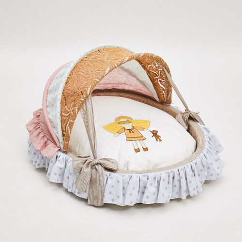 Louisdog 復古鉤織寵物搖籃