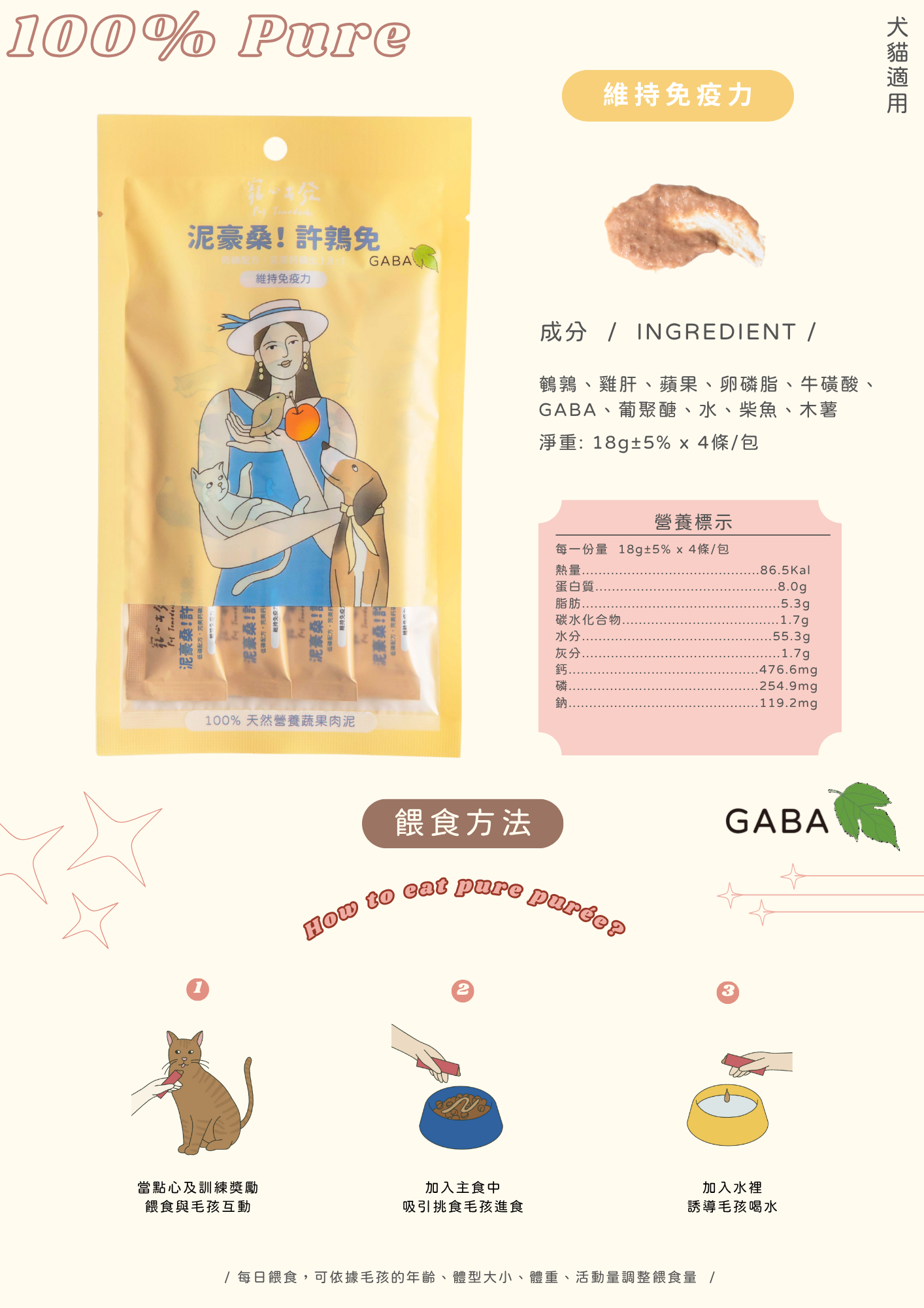 【寵心出發】泥豪桑!許鶉免｜天然營養蔬果肉泥