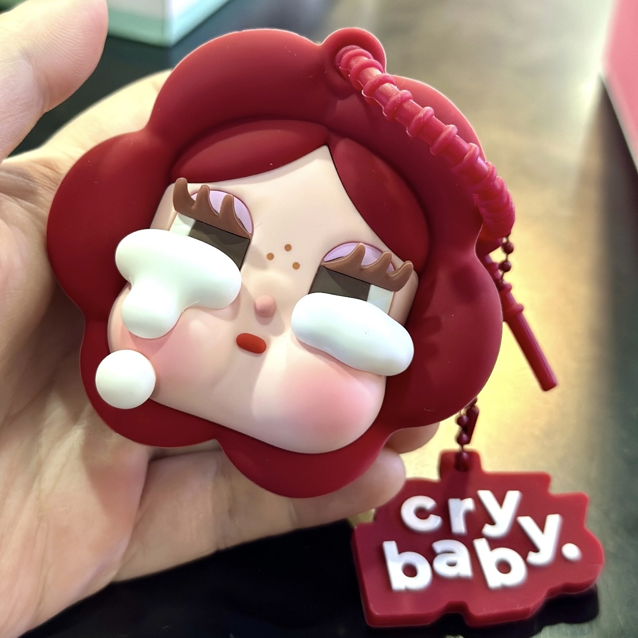 POP MART 泡泡瑪特 CRYBABY 愛神的眼淚系列 玫瑰掛件