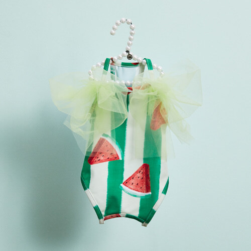 Louisdog 泳池派對西瓜泳衣