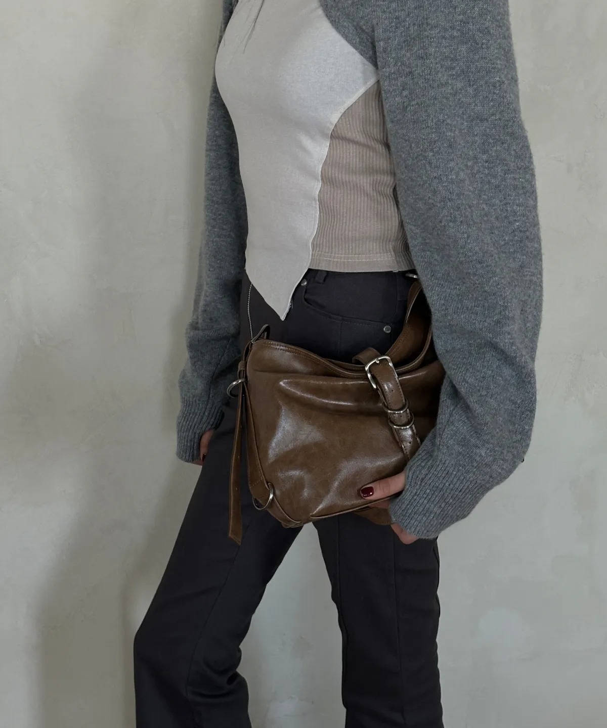 KHIHO DIDI BELTED MINI BAG(2-WAY)