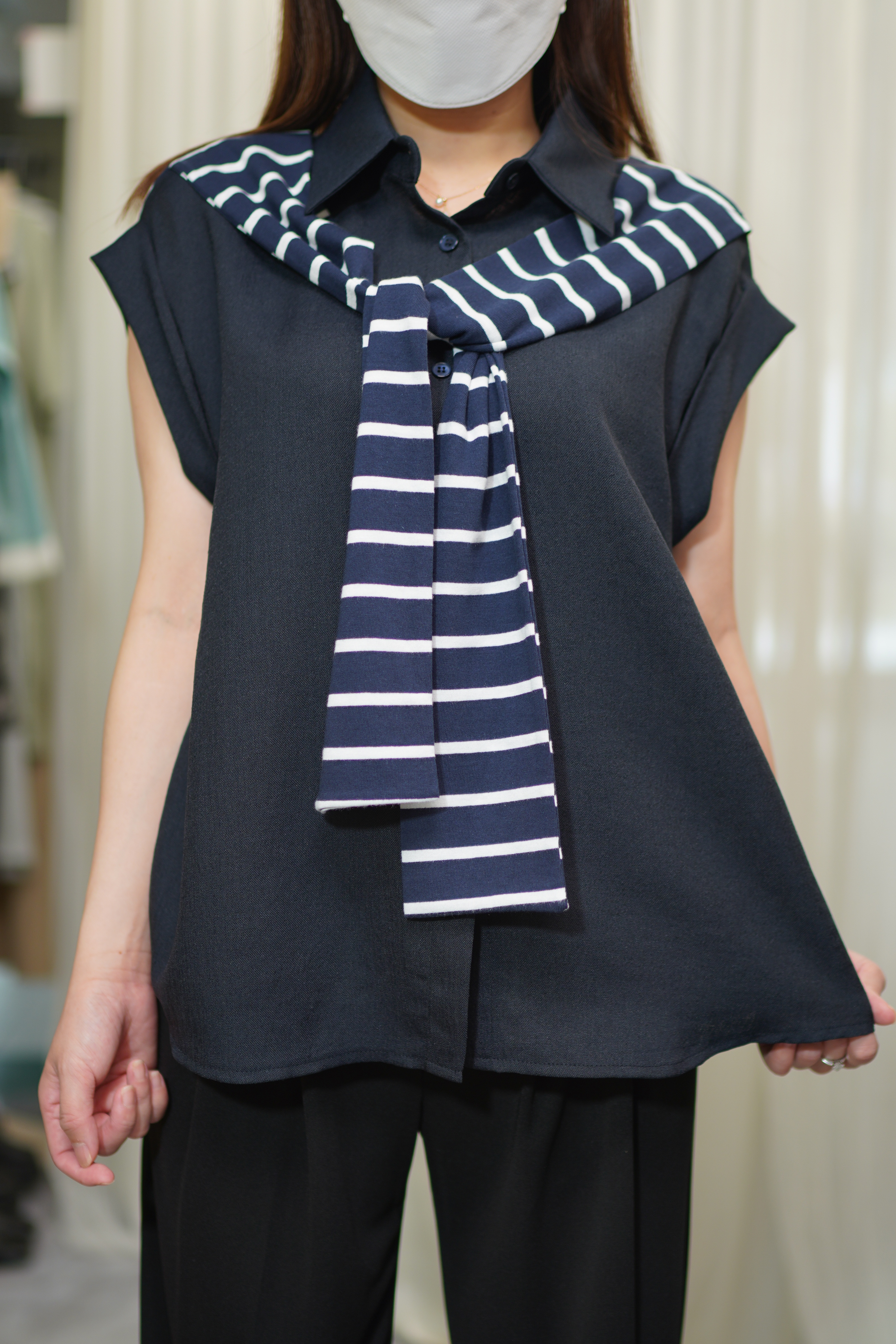 大方假2件免燙上衣(14731)