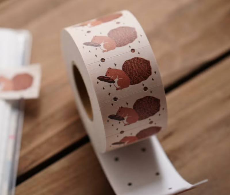 森空｜松鼠與麵包Squirrel and Bread 標籤貼紙