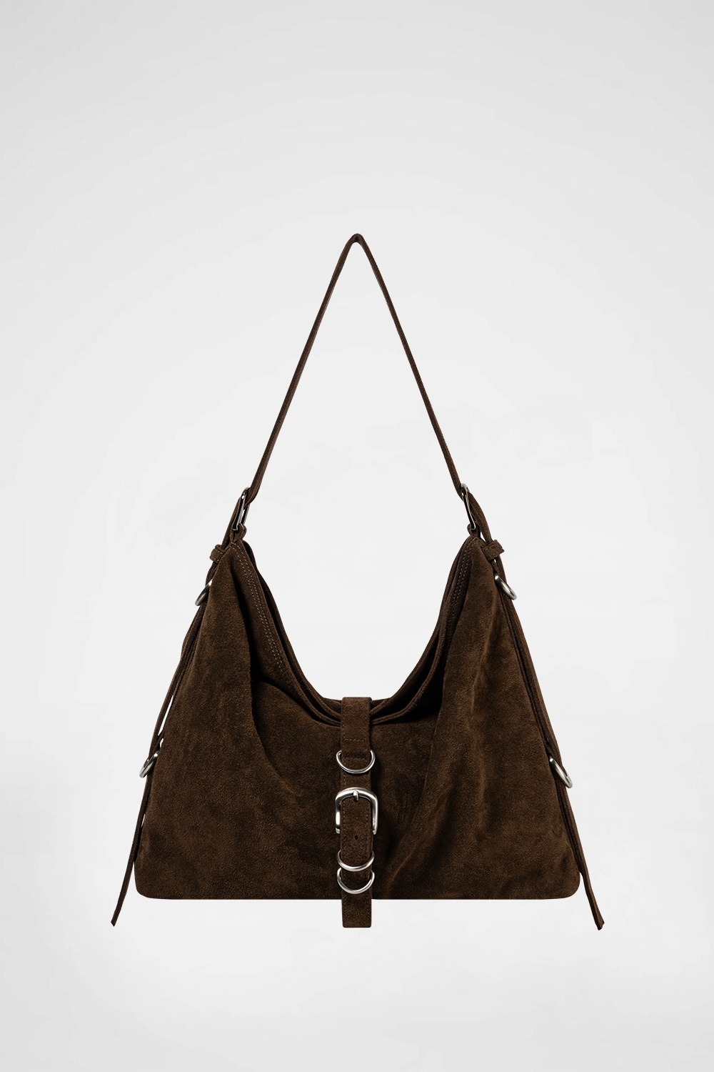 【KHIHO】 DIDI BELTED BIG BAG 3色 ★送料関税込み★ KHIHO】Didi Belted Big Bag 2way Brown Suede☆24FW☆バッグ