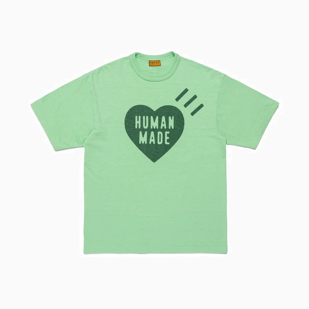 HUMAN MADE 2025 HEART COLOR TEE - GREEN PRE ORDER ITEM (預訂中)