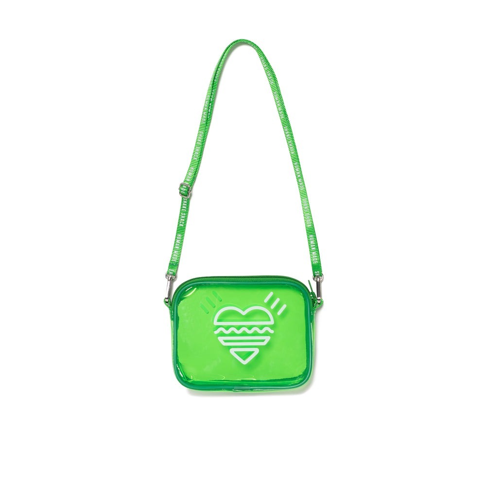 2025AW HUMAN MADE x SHAKE SHACK PVC POUCH 聯名 漢堡 愛心 側背 小包 現貨 XX29GD035