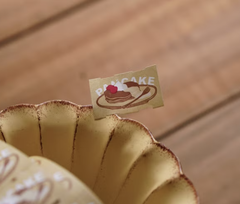 森空｜鬆餅 Pancake 標籤貼紙