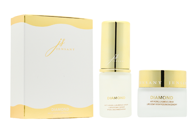 PP-P237 JENSANY - Jensany Diamond Anti-aging Luxurious Kit 2pcs (exp:07/2027)（清倉貨品不退不換以不影響實際使用為準，現貨可新蒲崗倉庫即取）