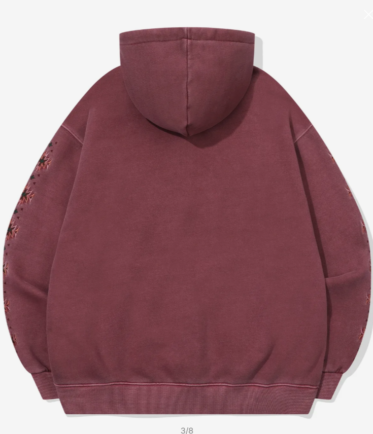 CPGN STUDIO / [2-WAY] skirt sleeve pigment hooded zip-up / dusty pink /  JUL25