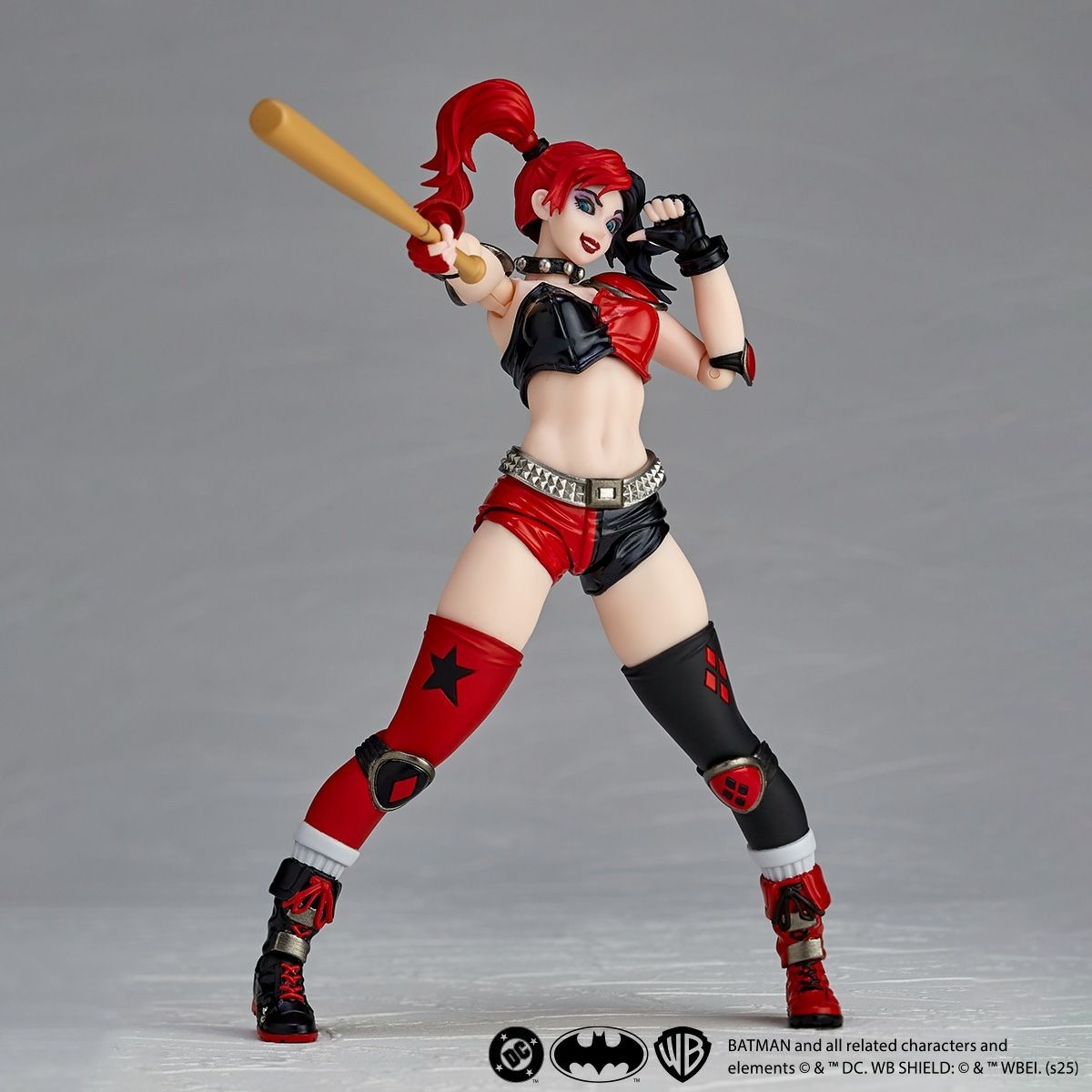 Revoltech Amazing Yamaguchi Harley Quinn 紅色 x 黑色 Ver.【特典VER】