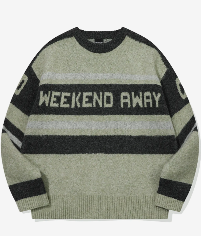 CPGN STUDIO / Weekend Brush Round Knit / Green /  JUL25