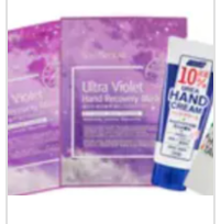 PP-P294 冬天滋潤套裝(BYPHASSE保濕滋潤唇膏+HARUHADA尿素護手霜+SOO BEAUTE紫星空修復腳膜&手膜)（清倉貨品不退不換以不影響實際使用為準，現貨可新蒲崗倉庫即取）