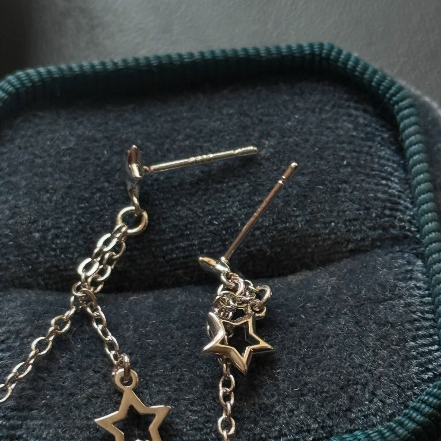 [原石] 橄欖石 925銀耳環 水晶耳環