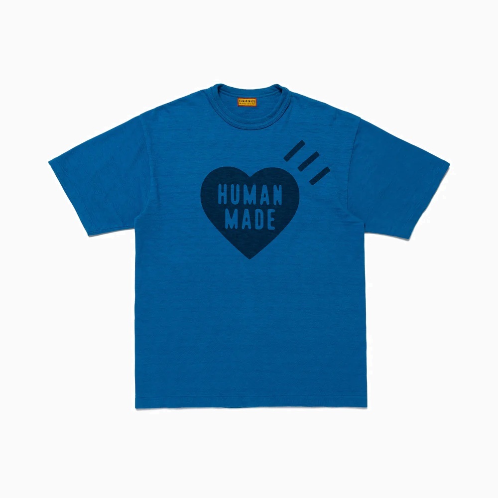HUMAN MADE 2025 HEART COLOR TEE - BLUE PRE ORDER ITEM (預訂中)