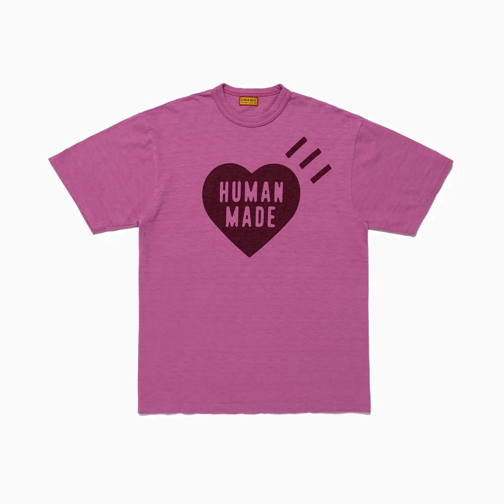 HUMAN MADE 2025 HEART COLOR TEE - PURPLE PRE ORDER ITEM (預訂中)