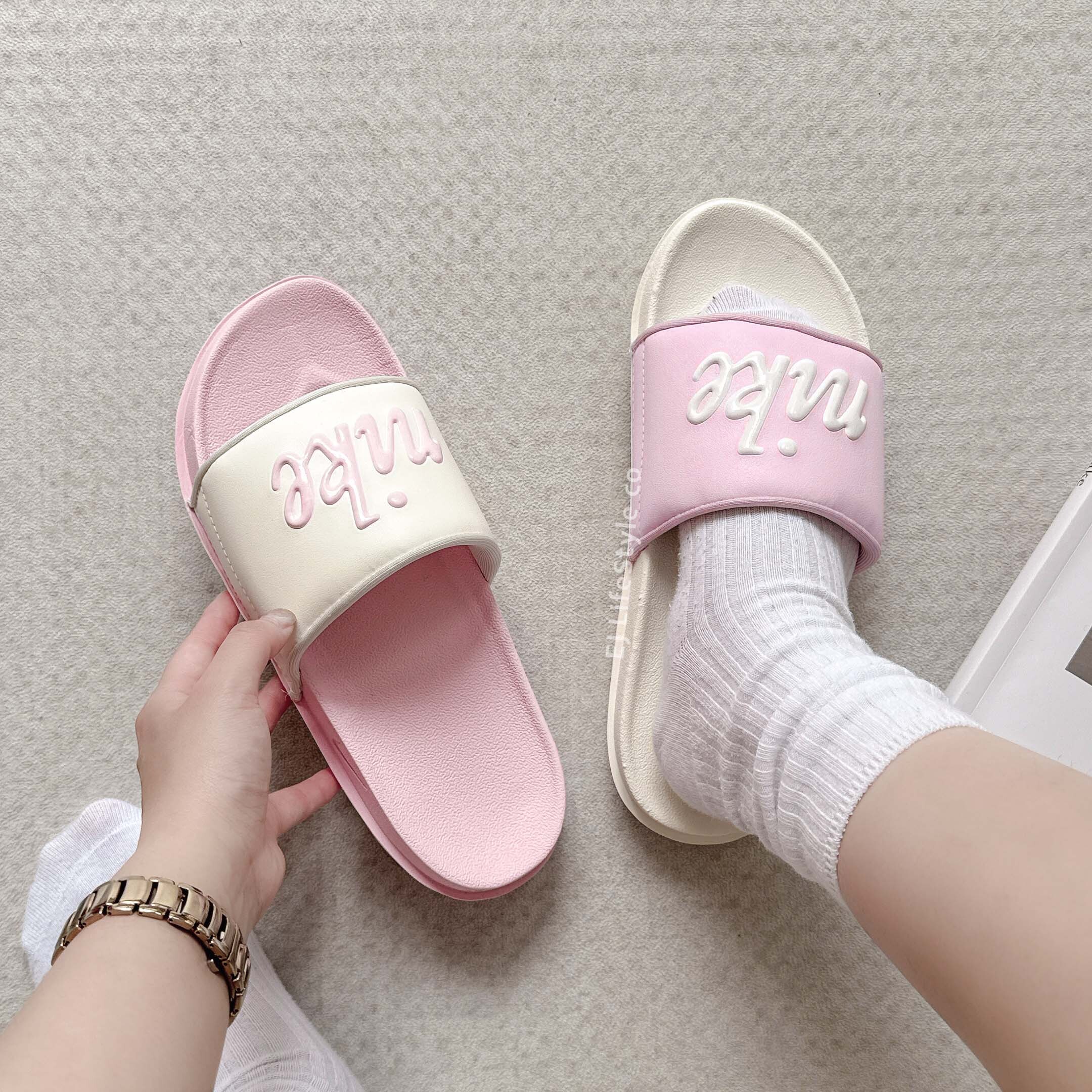 NIKE OFFCOURT SLIDE 白粉 粉紅 鴛鴦 撞色 海綿拖鞋 女鞋 FQ7646-104 / 預購