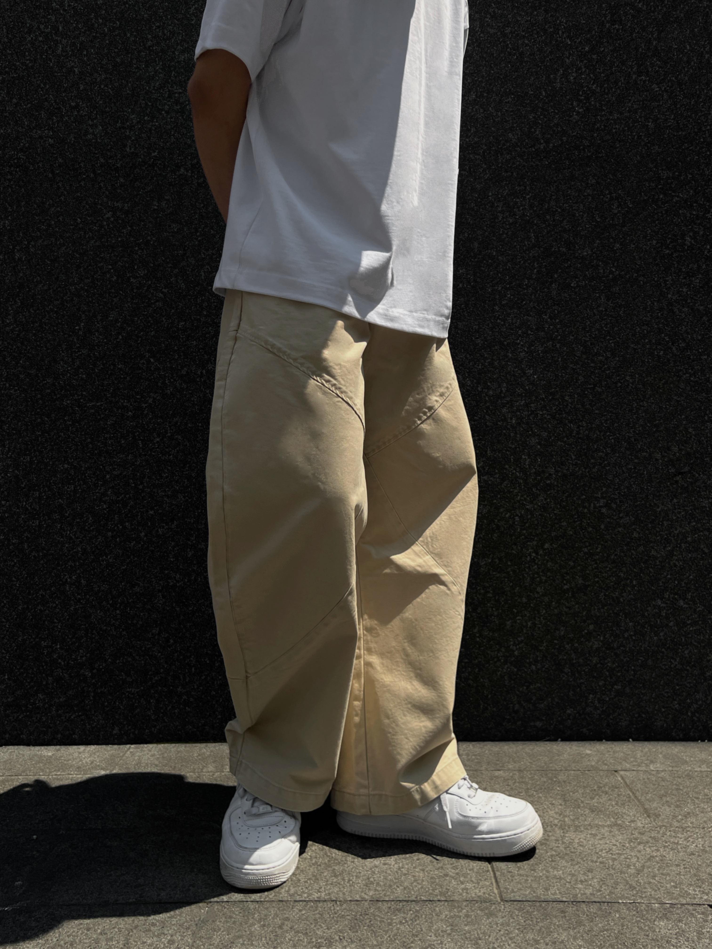 [1atm] Tailor- 立體彎刀褲