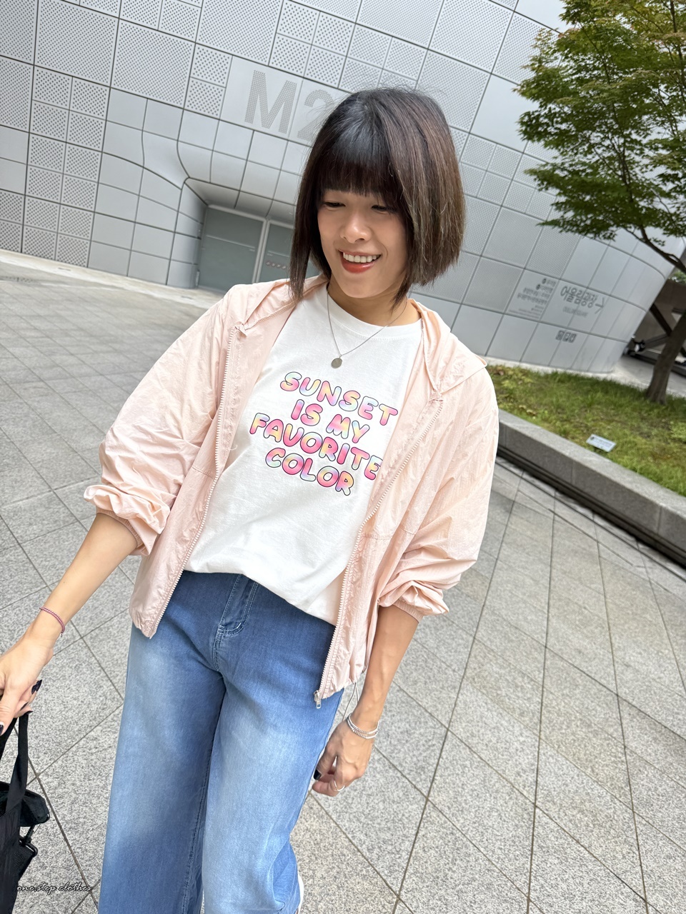 正韓超級薄款雲朵輕盈連帽外 (粉)