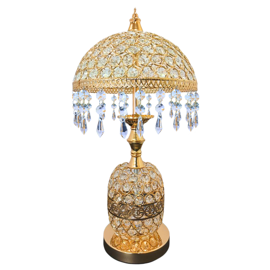Vintage Crystal Elegance Table Lamp