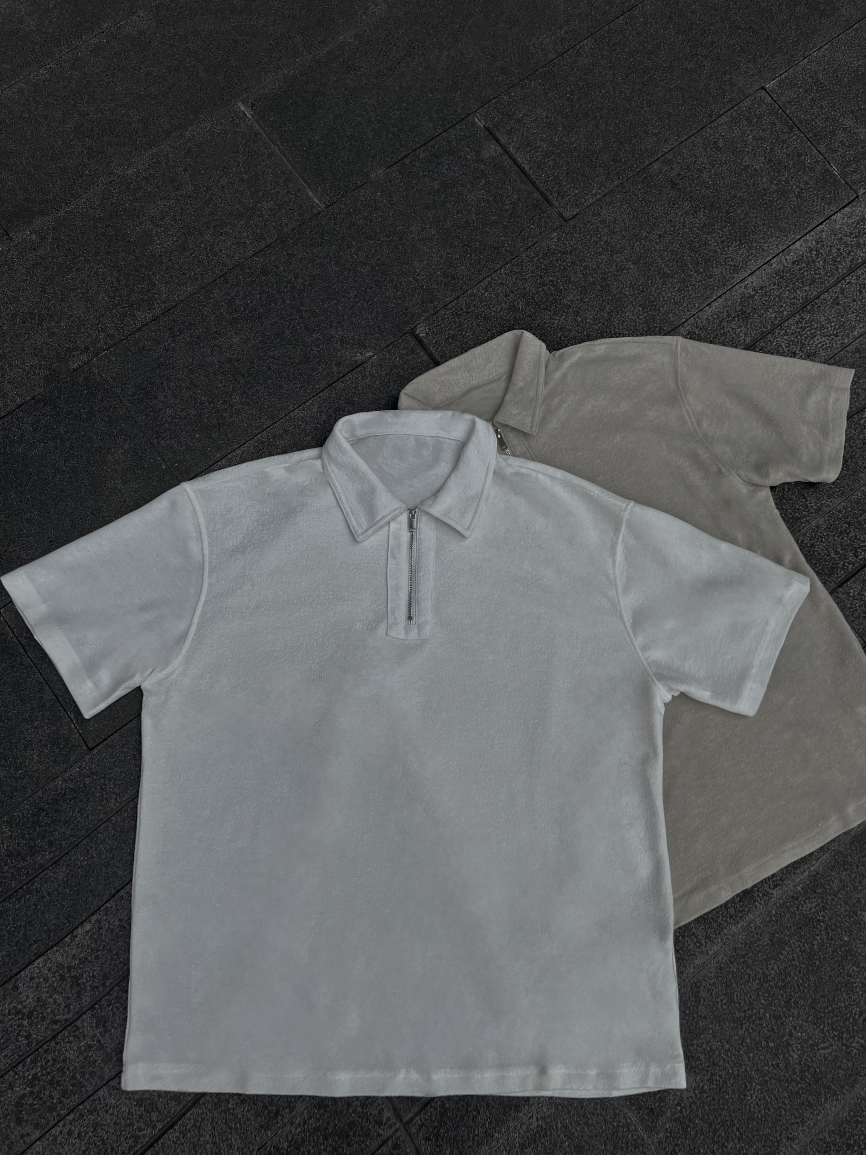 [1atm] 絨面-拉鍊短衫