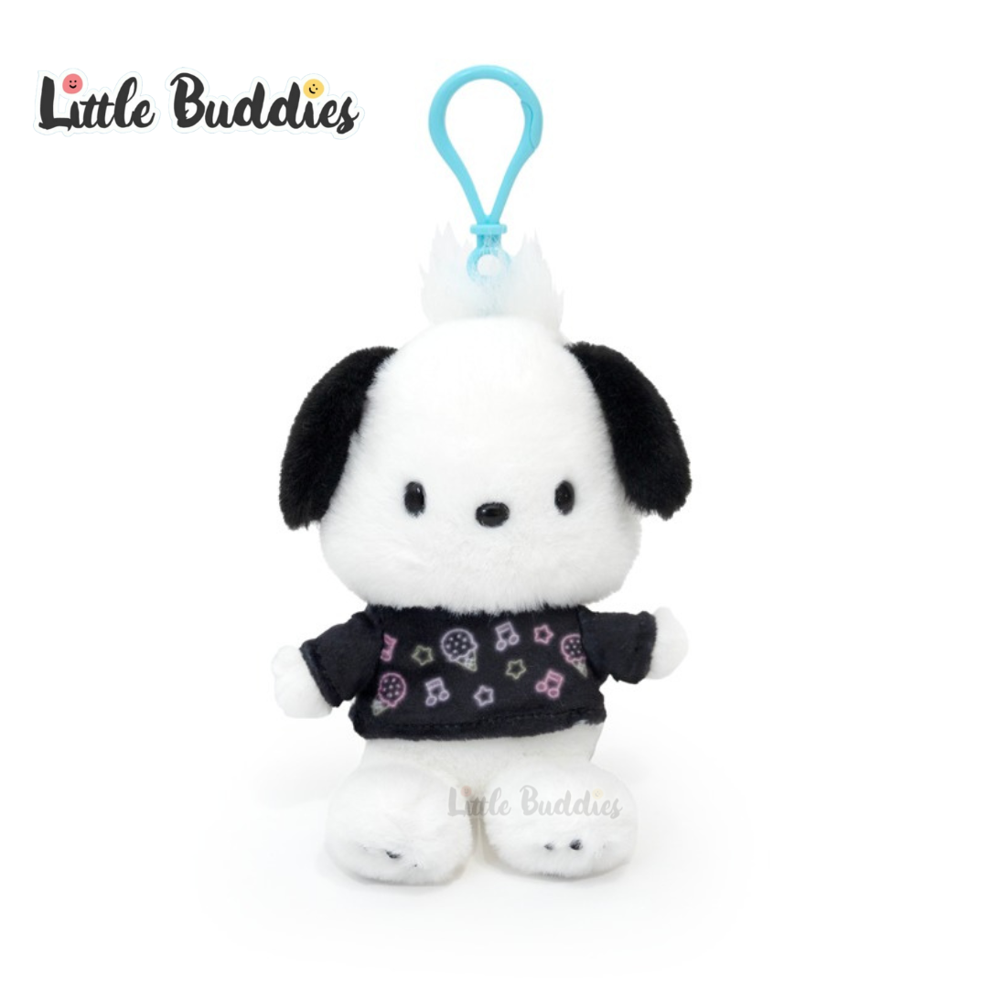 美版 Sanrio 霓虹燈圖案Tee 公仔匙扣