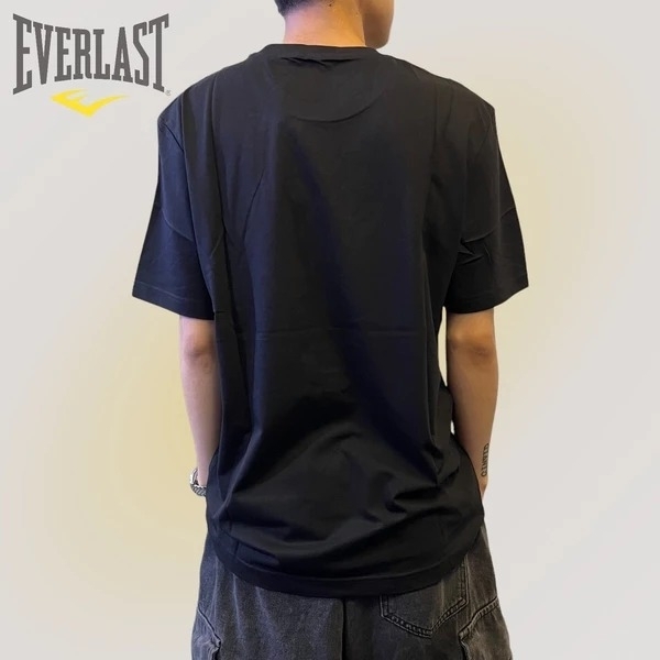 EVERLAST 短袖 短T 黑藍 爆裂LOGO 休閒 棉T 上衣 男 4021100320