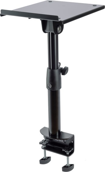 K&M 26778 Tiltable clamping desktop monitor stand