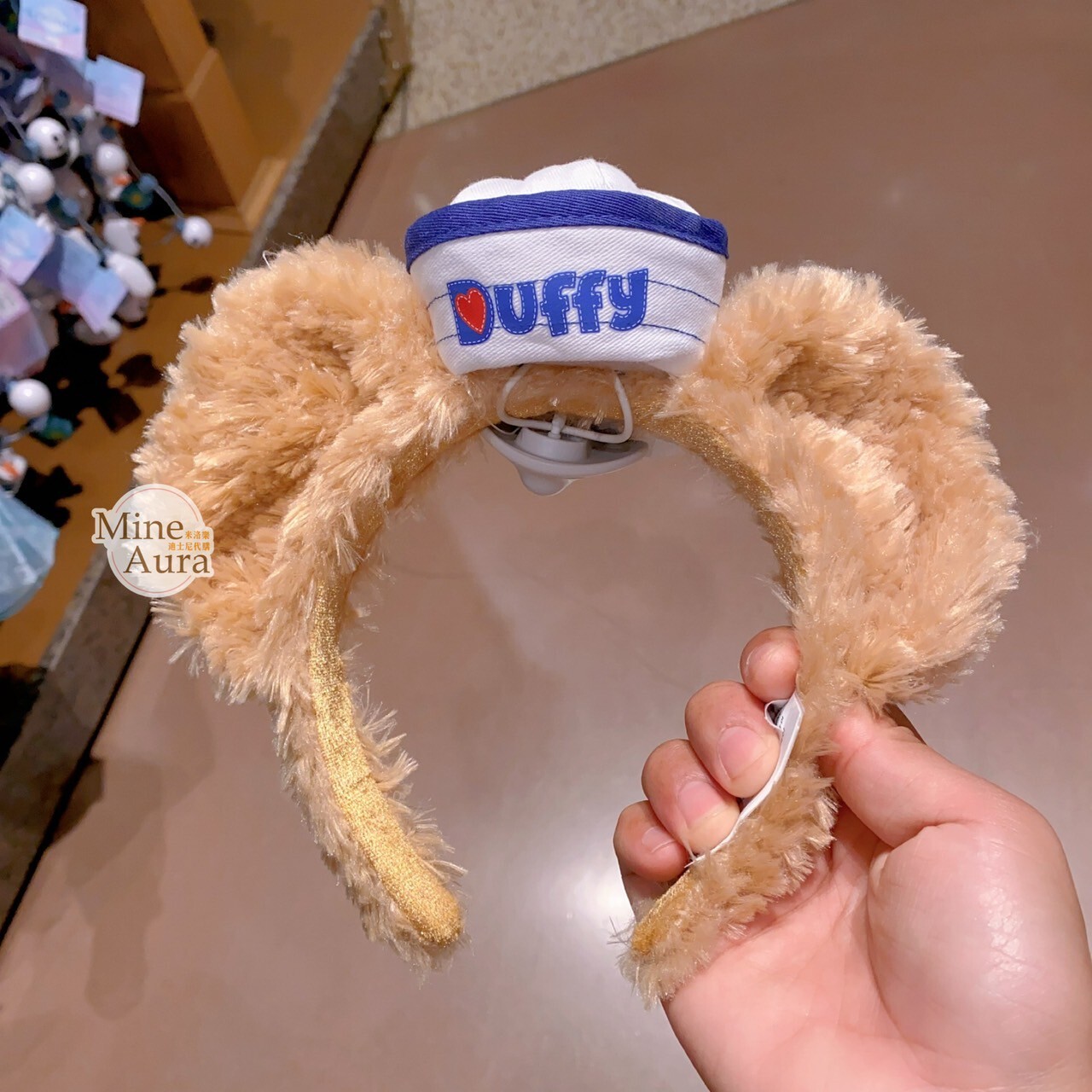 達菲 Duffy 水手服造型 絨毛 造型 髮圈 髮箍 -上海迪士尼樂園