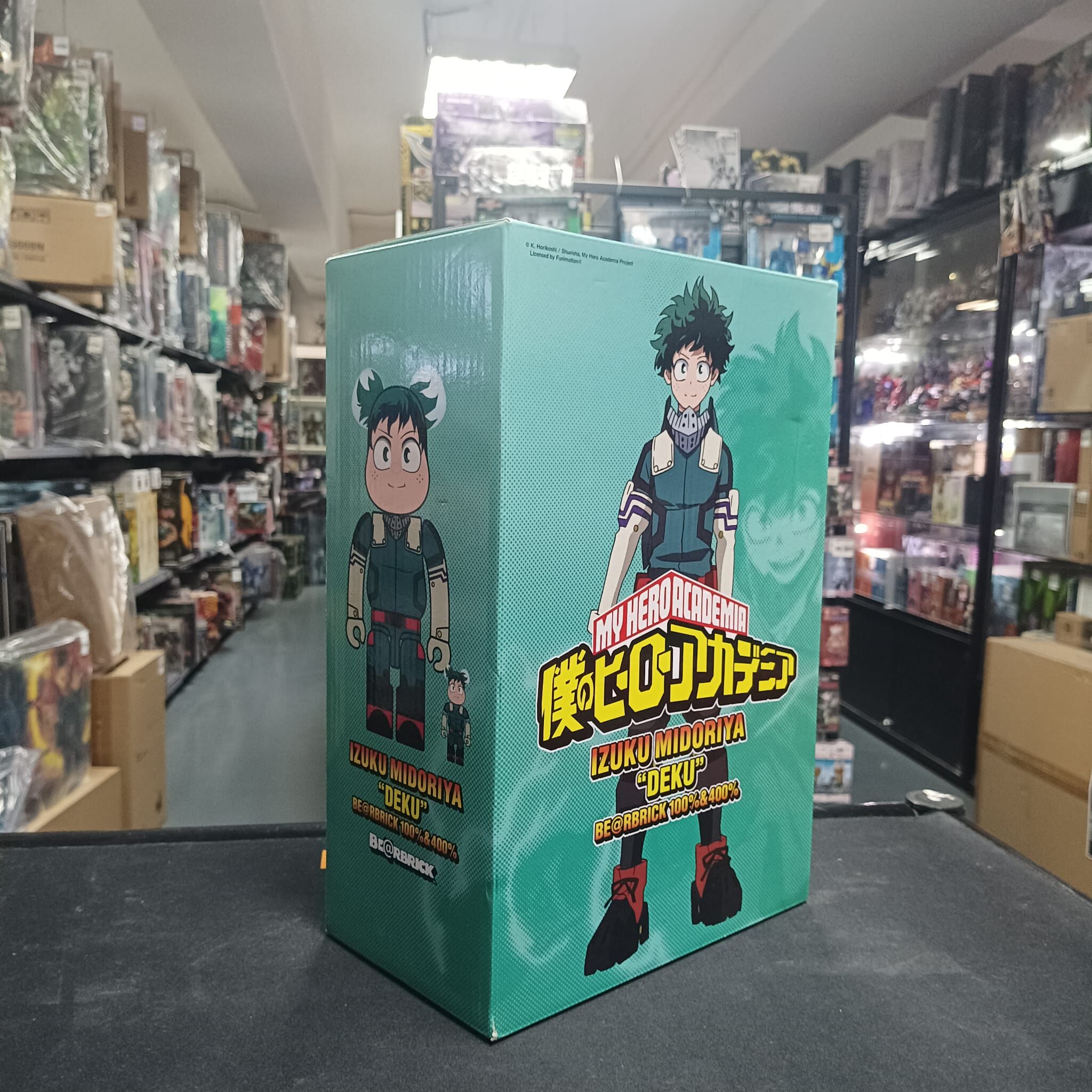 BE@RBRICK 我英 綠谷出久 400% & 100%