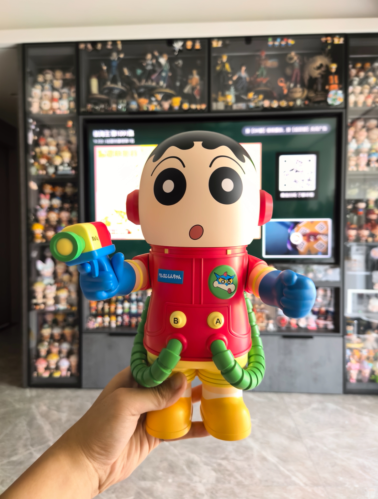 蠟筆小新 x POPMART 泡泡瑪特 Mega Space Molly 400% + 100% 公仔 盲盒 2款/預購