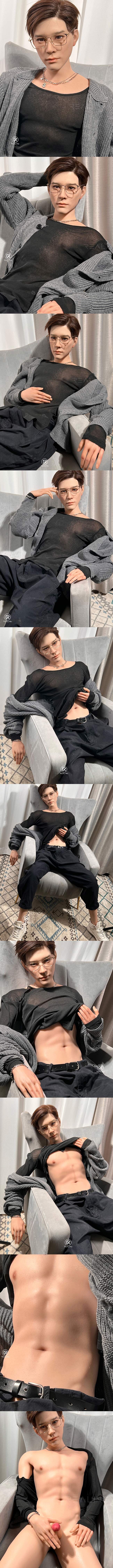REALING 170cm 瀾鶴 男性擬真矽膠娃娃 silicone sex male doll